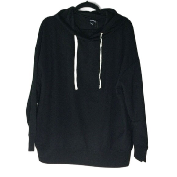 Buffalo David Bitton Women’s Size XL Hooded Sweatshirt Color Black. NWT - Picture 1 of 9
